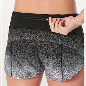 🍋 Lululemon Ombré Speckle Speed Shorts size 8